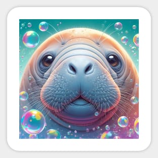 Baby Manatee Sticker